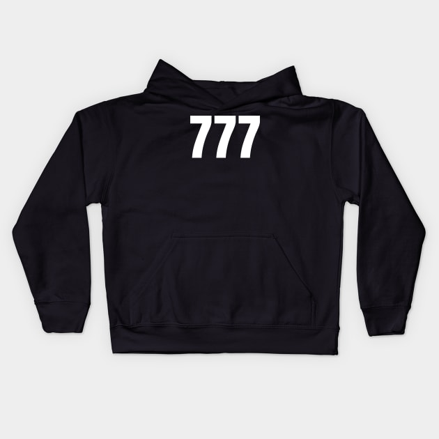 777 Kids Hoodie by Jitesh Kundra